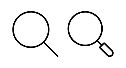 Search icon vector illustration. search magnifying glass sign and symbol