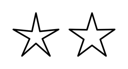 Star Icon vector illustration. rating sign and symbol. favourite star icon