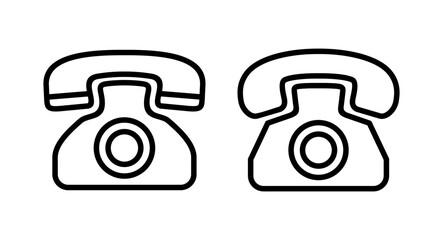 Telephone icon vector illustration. phone sign and symbol