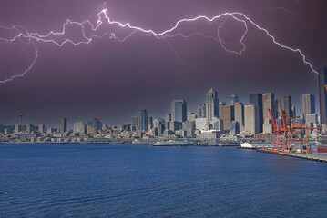 Seattle waterfront skyline