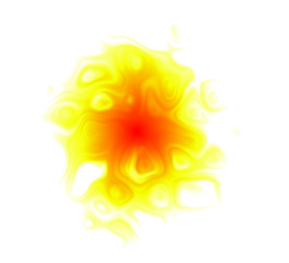 yellow and red abstract effect transparent background