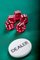 Gambling Concept Dice