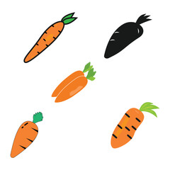 carrot icon vektor