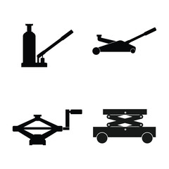 car jack icon vetor