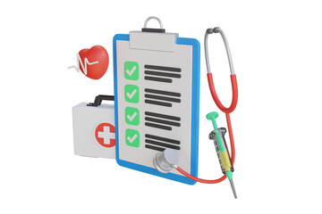 Healthcare medical 3D Illustration