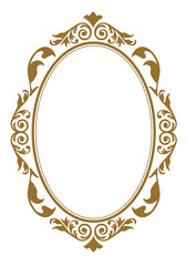表彰状、オリエント柄、アラベスク柄、ダマスク柄の飾り罫ビンテージのフレーム、エンブレム