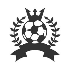 Obraz premium soccer football logo template Icon Illustration Brand Identity.Isolated and flat illustration. Vector graphic