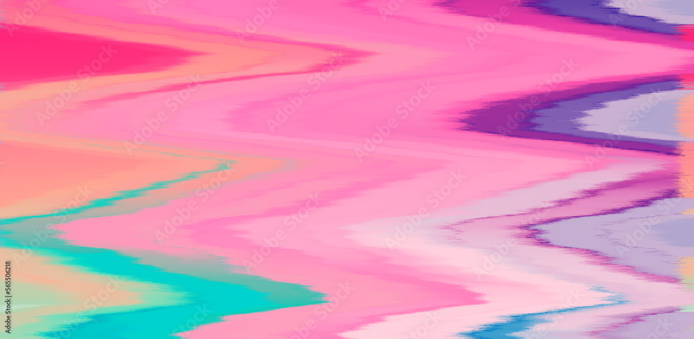 Poster Abstract background with flickers and pixel noise like in old VHS video tape. 
