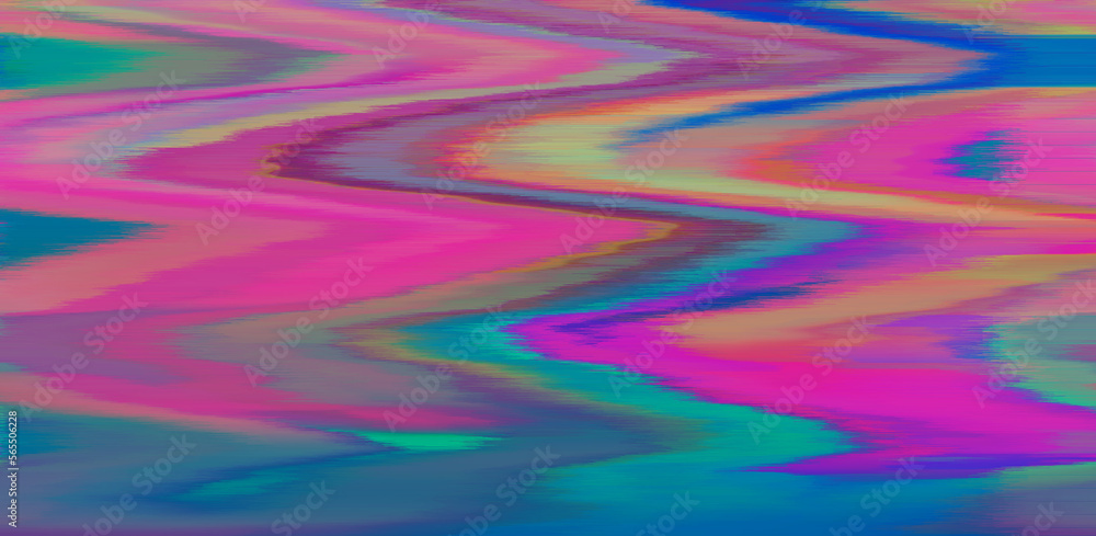 Poster Abstract background with flickers and pixel noise like in old VHS video tape. 