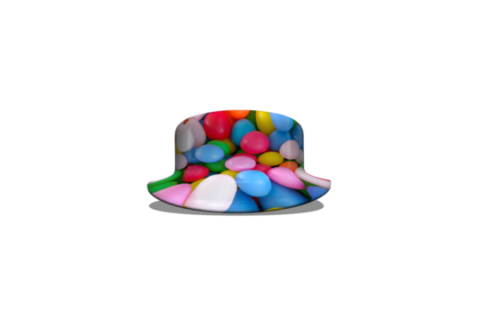 PNG format hat colors by Multi-colored, highly saturated plastic balls