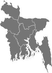 doodle freehand drawing of bangladesh map.