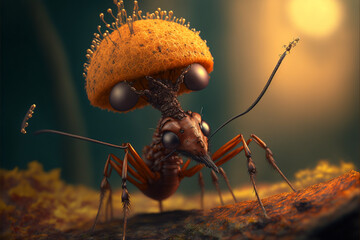 Zombie ant, ant fungus, Ophiocordyceps, Unilateralis, Ophiocordyceps Unilateralis, zombie fungus, zombie insect, infected, insect, scary