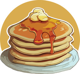 pancakes with butter