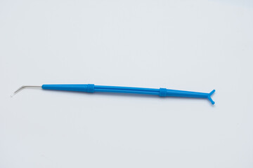 1 blue dental probe Detail instrument
