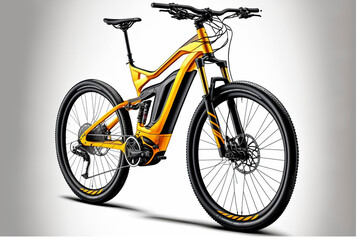 Fototapeta premium Electric bicycle (AI Generated)