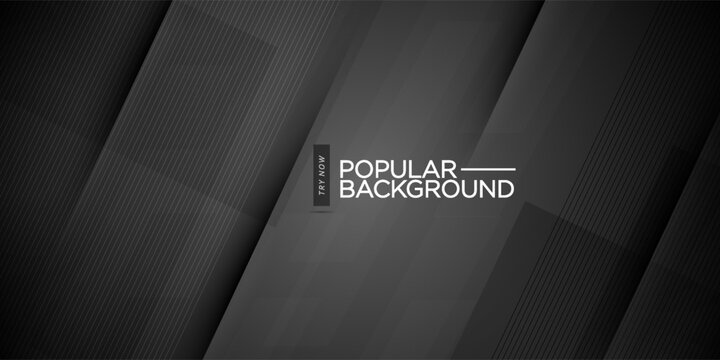 Dark gray dynamic abstract vector background with straight shadow, blend wavy line, and simple lights.creative premium gradient. 3d cover of business design.Eps10 vector