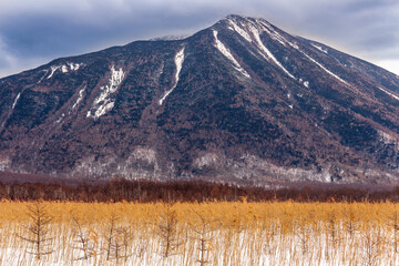 雪の奥日光・男体山