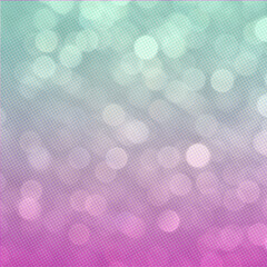 Defocused pink bokeh square banner template. Color background. usable for social media, posts, events, posters, and web online Ads