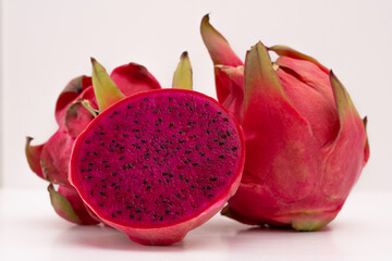 pink pitahaya or dragon fruit