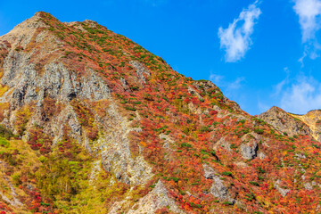 紅葉の那須岳・朝日岳