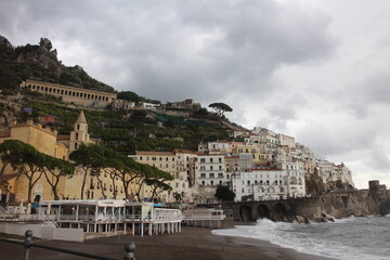 Obraz premium View of Amalfi coast in Italy