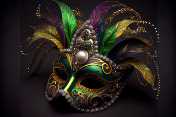 mardi gras carnival mask