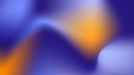 Soft gradient, abstract in blue, orange and pastel blue colors, gradient background, blurred gradient texture decorative element, vector wallpaper.