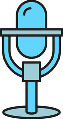 microphone icon illustration