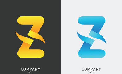 Z letter logo vector design template elements