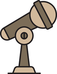microphone icon illustration