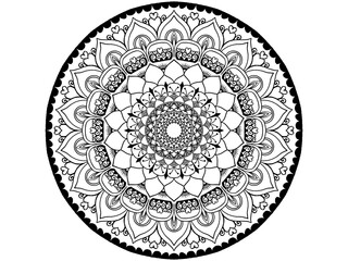 Mandala's Hand-drawn, intricate and detailed 