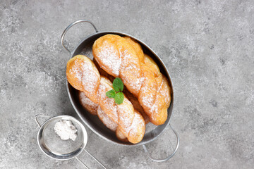 Donat Kepang or KKwabaegi is Korean Twisted doughnuts (donut).