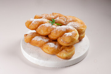 Donat Kepang or KKwabaegi is Korean Twisted doughnuts (donut).