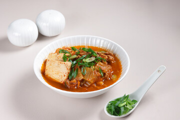 Kimchi Jjigae or Kimchi Soup is a Classic Korean Stew Made With Kimchi.