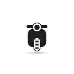 scooter icon on white background