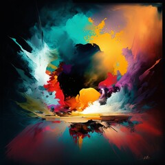 Abstract Painting (generative AI)