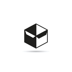 box icon on white background