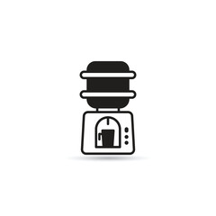 water cooler icon on white background