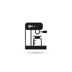coffee machine icon on white background