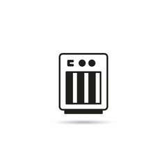 air purifier icon on white background