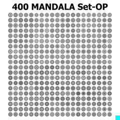 various mandala collections - 400 set yoga pattern