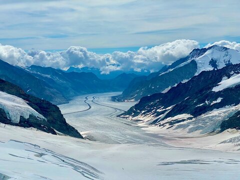 swiss mountain gletcher 
