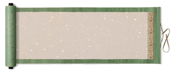 空白の巻物の背景テクスチャー © hanahal