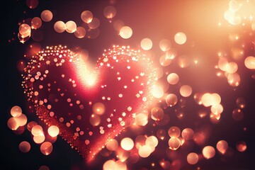 Naklejka na ściany i meble Valentine's Day Valentine Heart Hearts Shape Shaped Love Romantic Red Pink Background Image