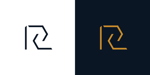 Modern and sophisticated R logo design