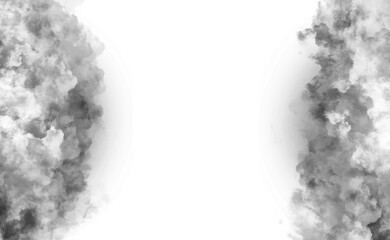 Transparent special effect with fog