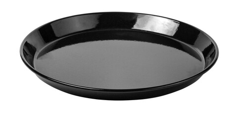 Empty baking tray for pizza