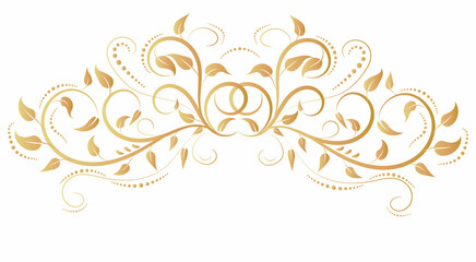 Luxury gold frame, exquisite background. Victorian style. Calligraphic brush, royal lines. For your holiday invitations, cards, greetings. Creates a special mood.	
