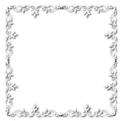 frames in vintage style with elements of ornament, art, pattern, background, texture