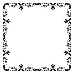 frames in vintage style with elements of ornament, art, pattern, background, texture